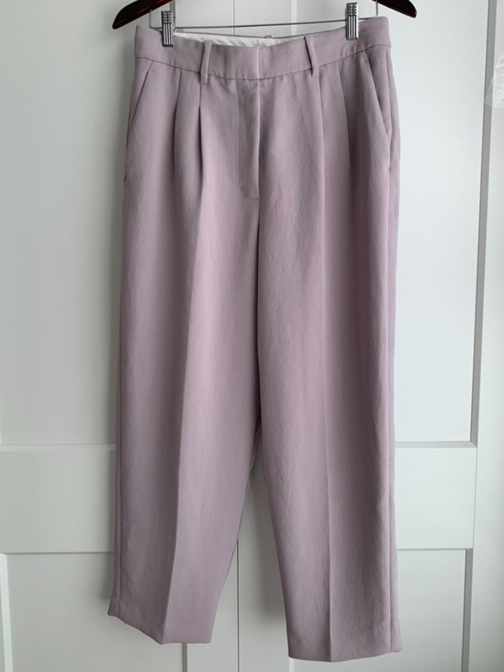 Wilfred The Effortless Pant Women's Size 10 High-Rise Lavender Japanese Crepette